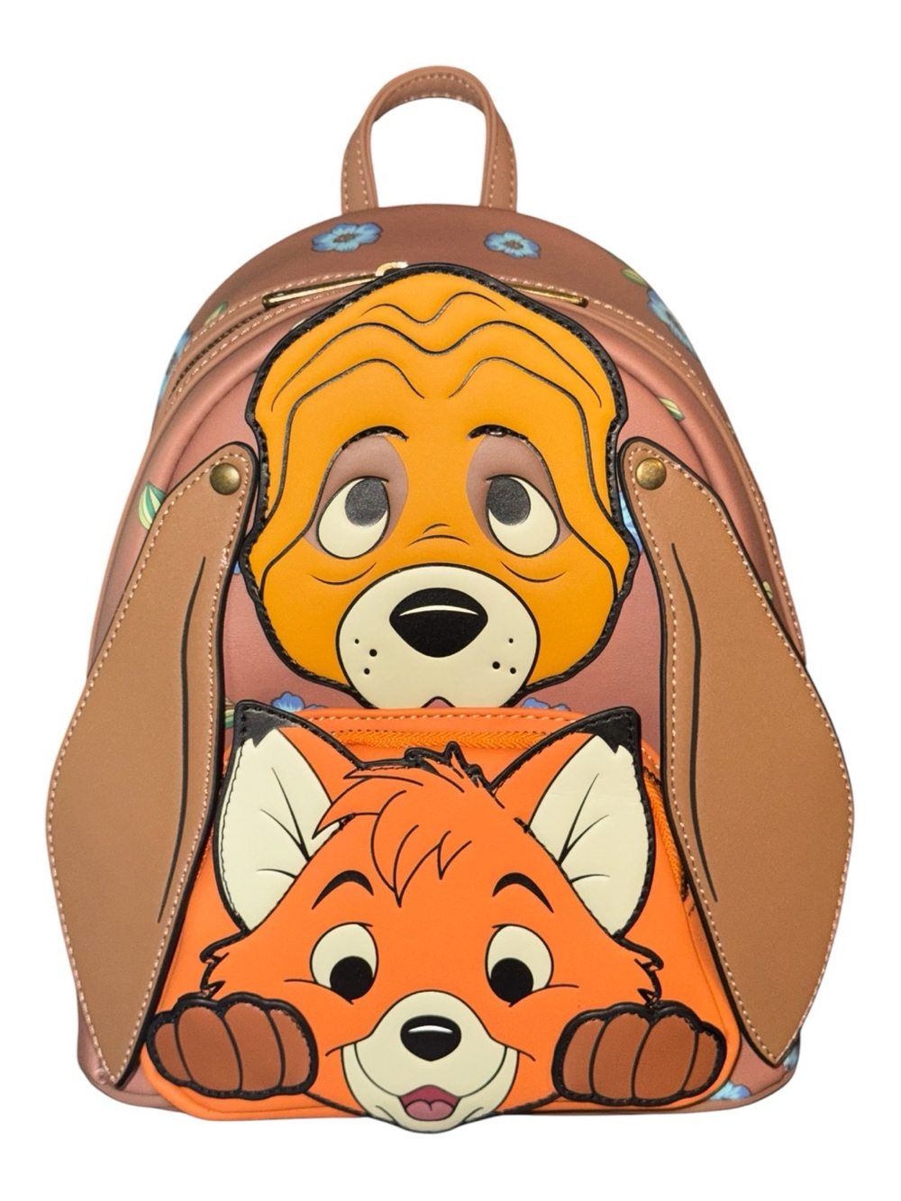 Loungefly Disney Fox and Hound Todd and Copper Mini Backpack